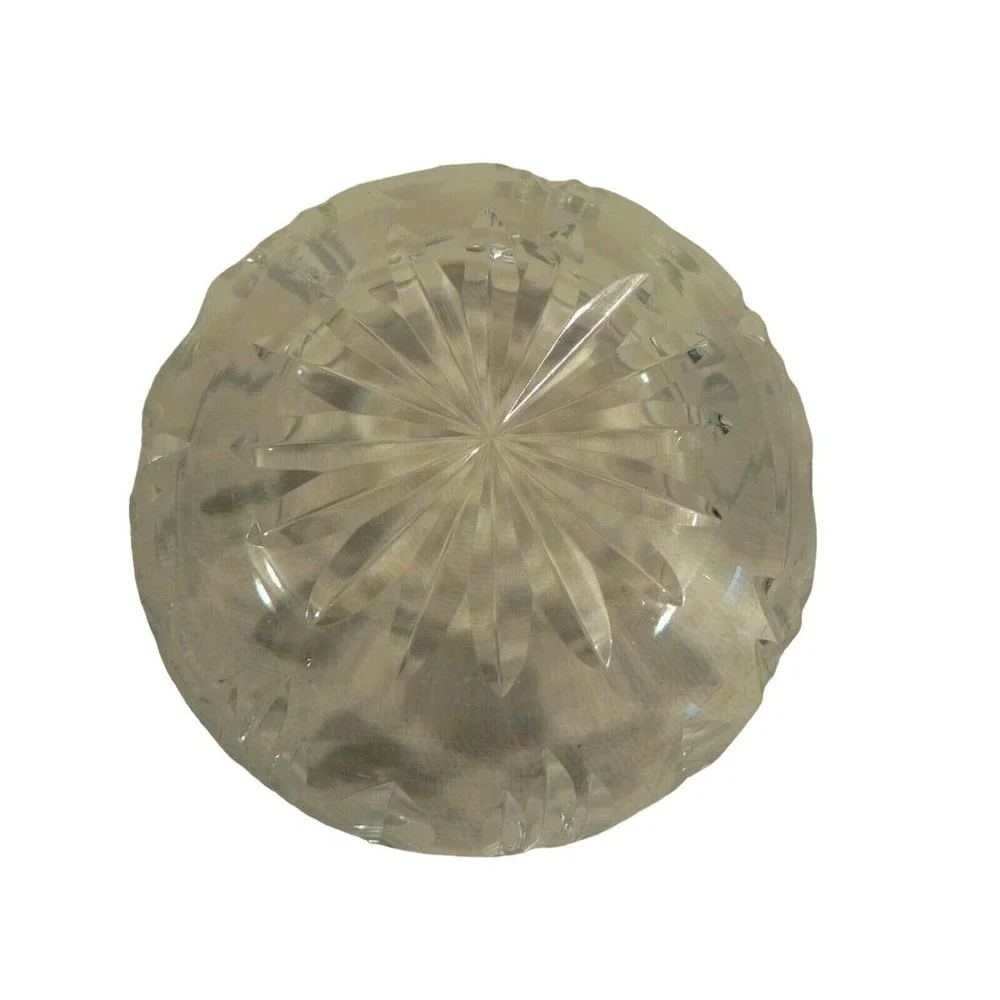 Dish Bowl Crystal Round Trinket Net Candy - Picture 6 of 8